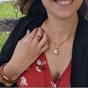 Noonday Collection, Float Necklace, Pearl, Like New